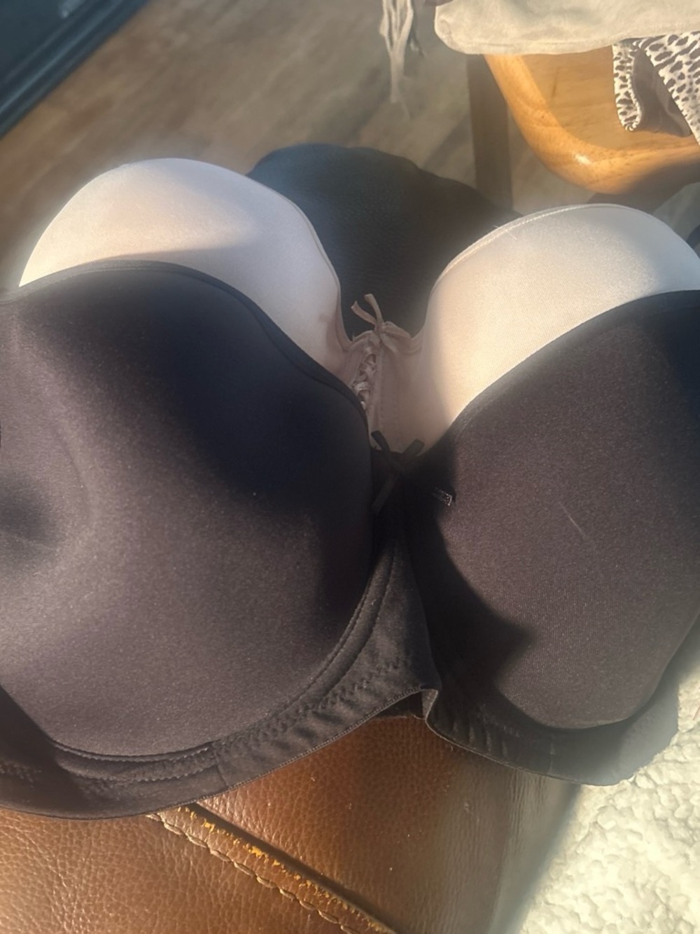 kathy ireland Set of 2 Black Push-Up Bra & pink push-up